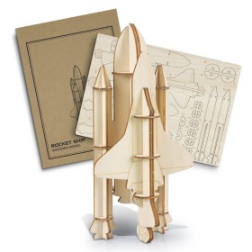 Rocket Ship Wooden Model Kits